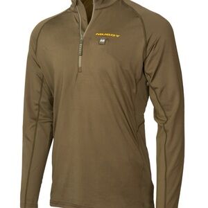 Muddy Men's Green 1/4 zip heated shirt